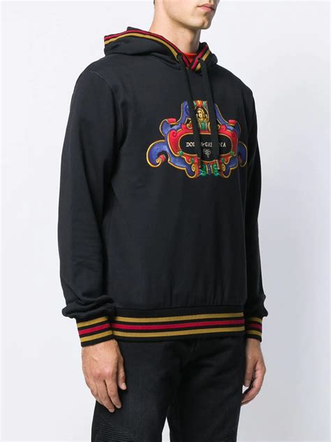 dolce and gabbana hoodie cheap|dolce gabbana sweatshirt farfetch.